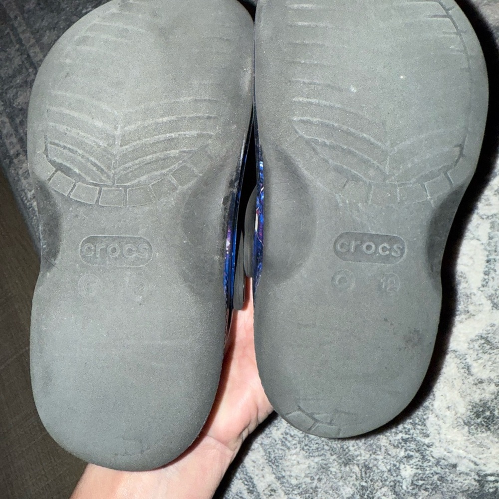 Purple Galaxy Crocs Clogs - Picture 4 of 4